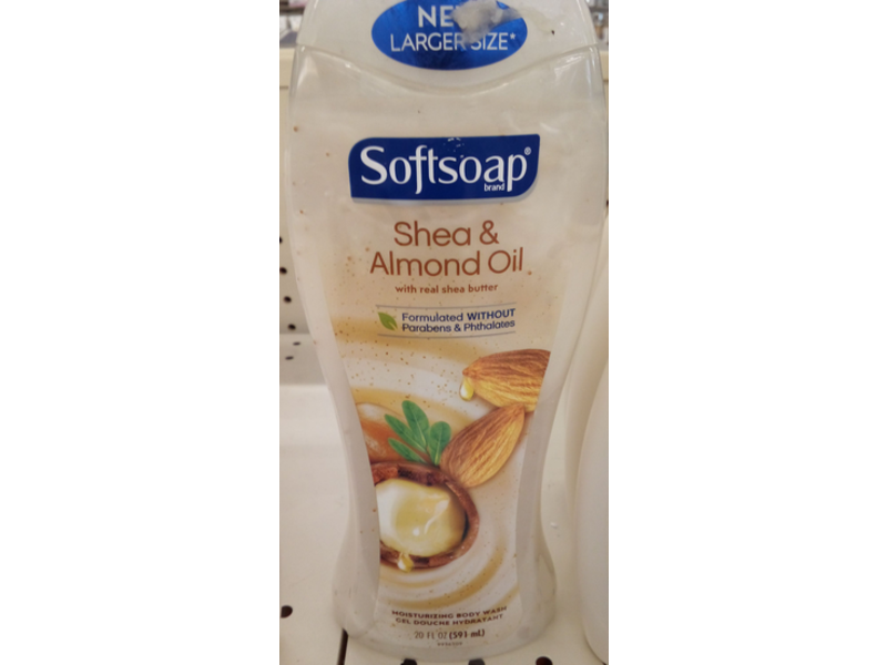 Softsoap Moisturizing Body Wash, Shea & Almond Oil, 20 fl oz/591 mL