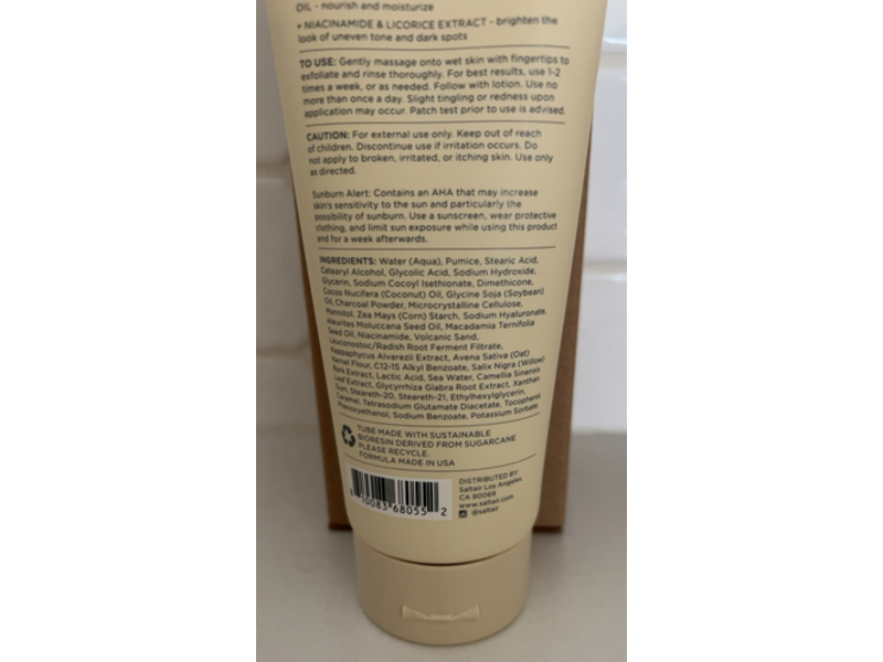 Saltair Kp Body Smoother Body Scrub, Glycolic Acid, 10 oz/283.5 g