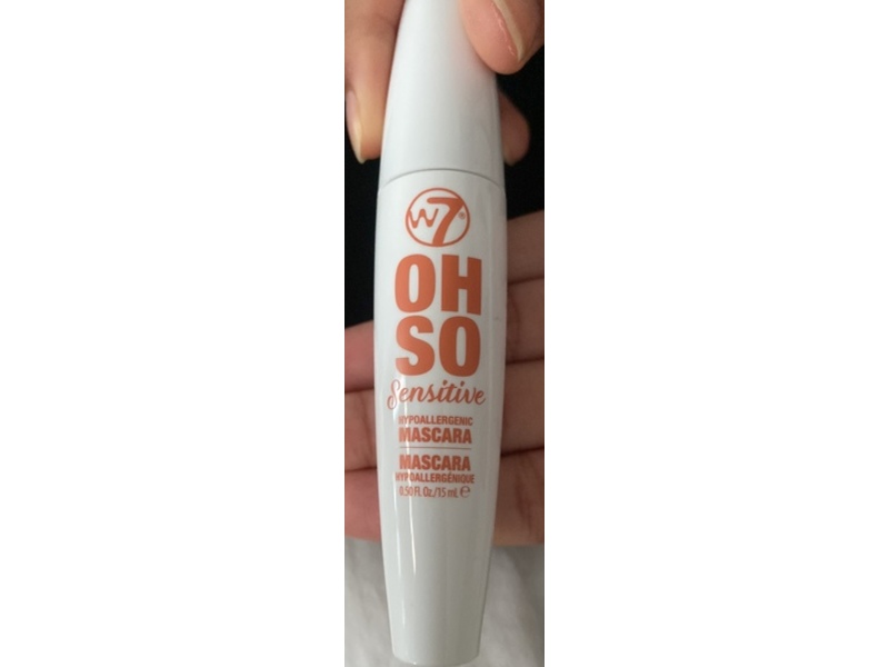 W7 Oh So Sensitive Mascara, Black, 0.50 fl oz/15 mL, Pack Of 2
