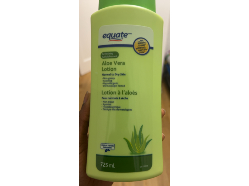 Equate Refreshing Lotion, Aloe Vera, 725 mL