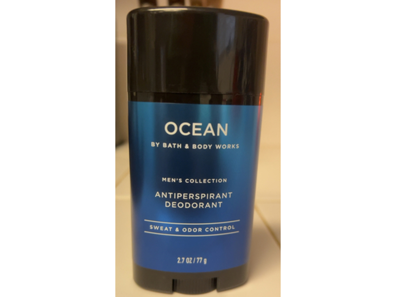 Bath & Body Works Men's Collection Antiperspirant Deodorant, Ocean, Sweat & Odor Control, 2.7 oz/77 g