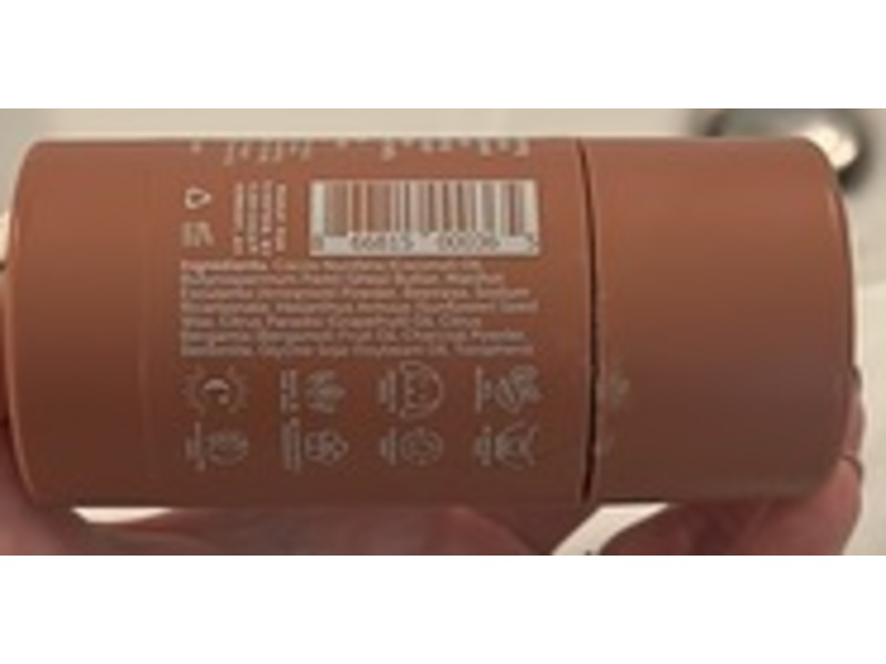 Cleo + Coco Charcoal Deodorant, Grapefruit Bergamot, 2.5 oz/71 g