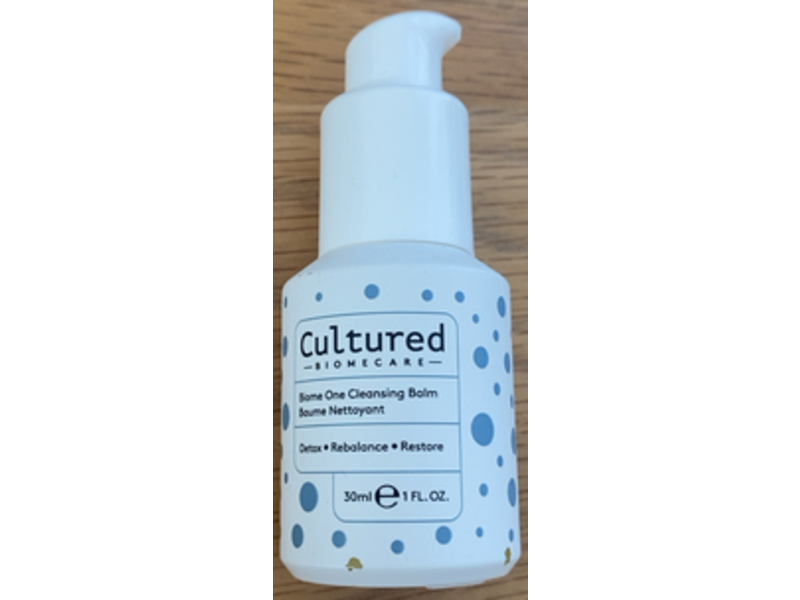 Cultured Biomecare Cleansing Balm, Detox, Rebalance, Restore, 1 fl oz/30 mL