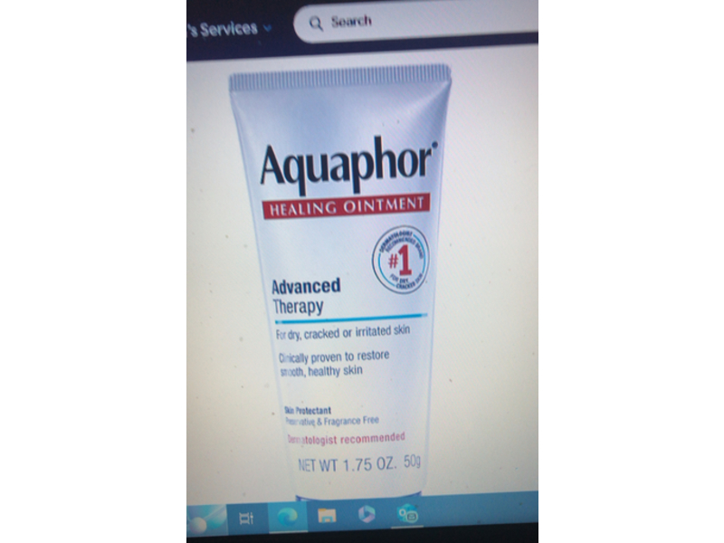 Aquaphor Healing Ointment Advanced Therapy Skin Protectant, 1.75 oz/50 g