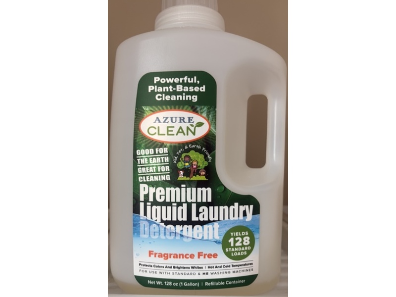 Azure Clean Premium Liquid Laundry Detergent, 128 Loads, 128 fl oz