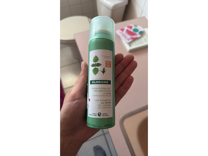 Klorane Dry Shampoo With Nettle, Oil Control, 3.2 oz/93 g