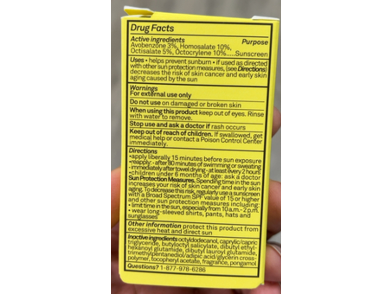 SunBum Kids Clear Sunscreen Face Stick, SPF 50, 0.53 oz/15 g