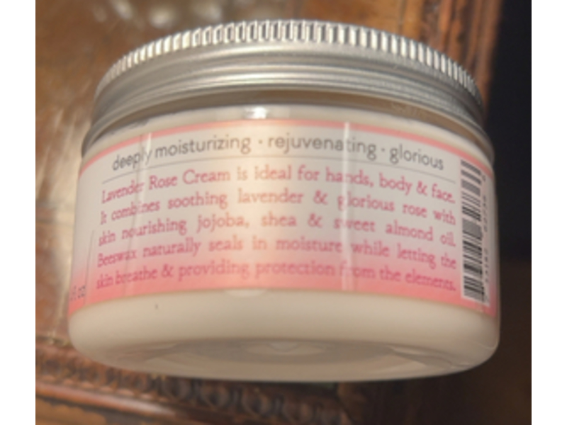 Island Thyme Body & Face Cream, Lavender Rose, 4 fl oz