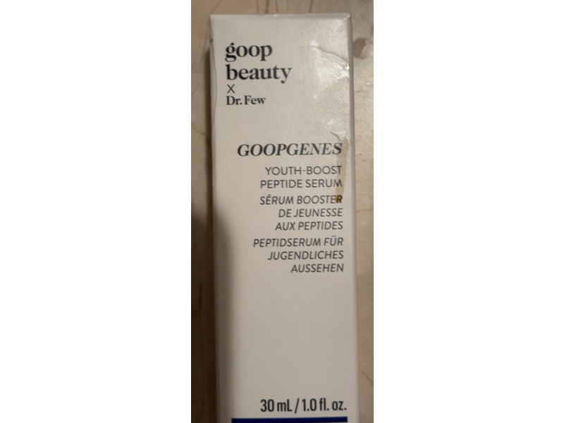 Goop Beauty Youth Boost Peptide Serum, 1.0 fl oz/30 mL