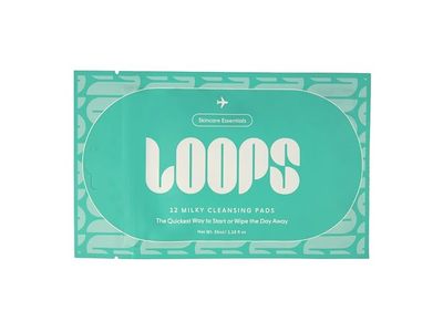 Loops Milky Cleansing Pads, 1.18 fl oz/35 mL, 12 Count
