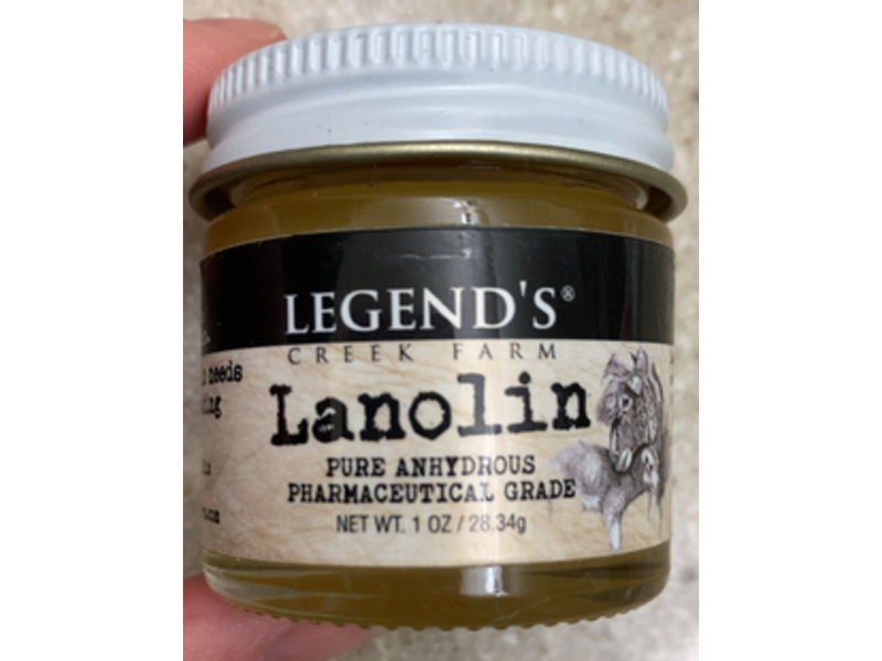 Legend's Creek Farm Pure Anhydrous Pharmaceutical Grade, Lanolin, 1 oz/28.34 g