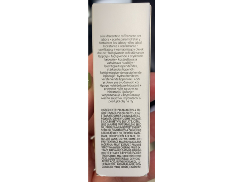 Fenty Skin Melon Treat Hydrating + Strengthening Lip Oil, Kalahari Melon, 0.19 fl oz/5.6 mL