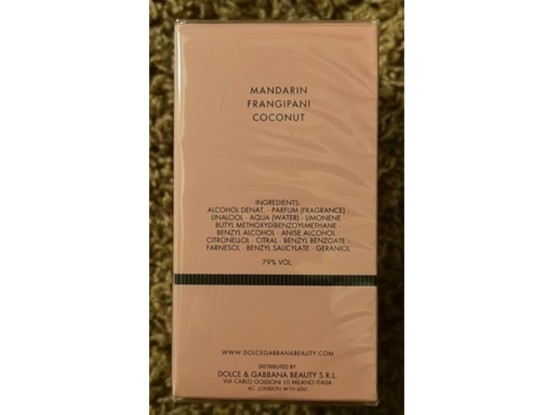 Dolce & Gabbana Eau De Parfum, Garden, 2.5 fl oz/75 mL