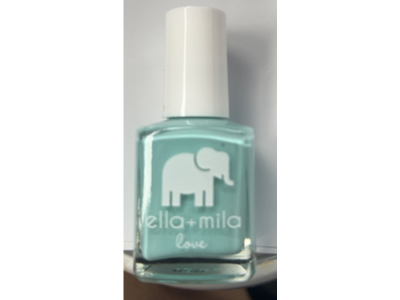 Ella+Mila Nail Polish, Beach Resort Blue, 0.45 fl oz/13.3 mL