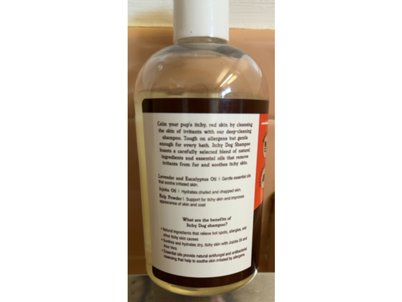 Natural Dog Company Itchy Dog Shampoo, Unscented, 12 fl oz/354 mL