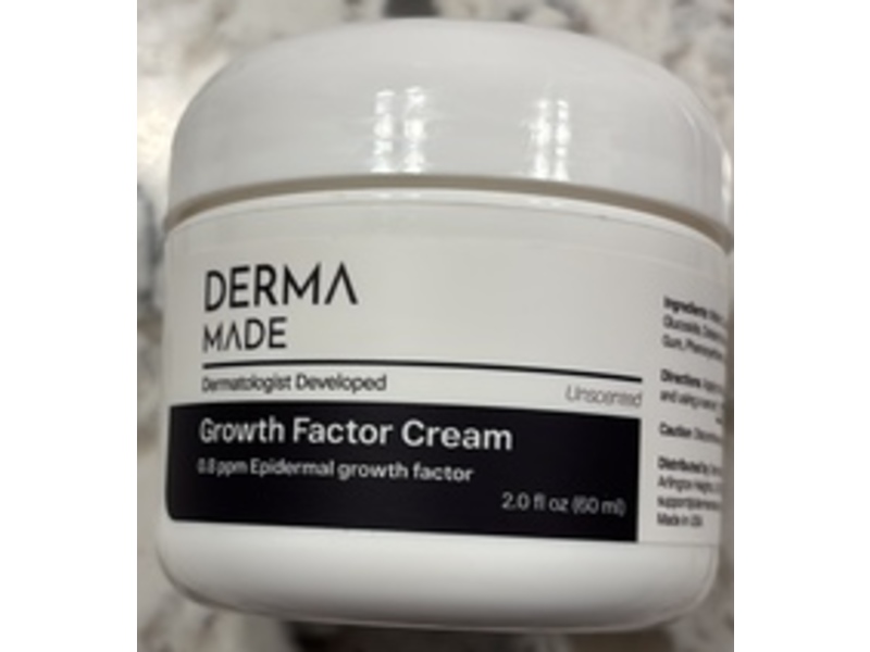 Derma Made Growth Factor Cream, Unscented, 2.0 fl oz/60 mL