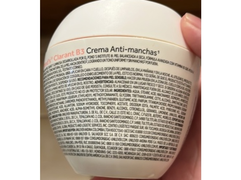Pond'S Correcting Cream, Clarant B3, 7 oz/200 g