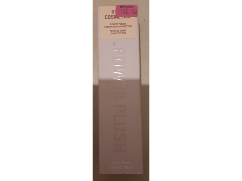 Kylie Jenner Power Plush Longwear Foundation, 1N, 1 fl oz/30 mL