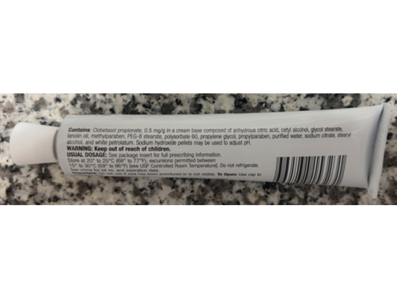 Clobetasol Propionate Cream, 0.05%, 30 g, Amneal, (Rx)