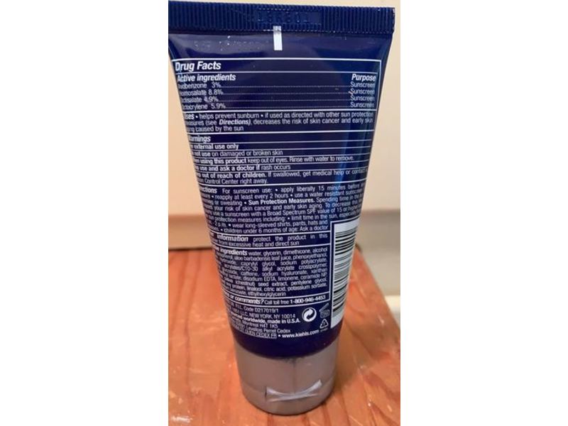Kiehl's Facial Fuel Daily Energizing Moisture for Men Sunscreen, SPF 20, 2.5 fl oz/75 ml