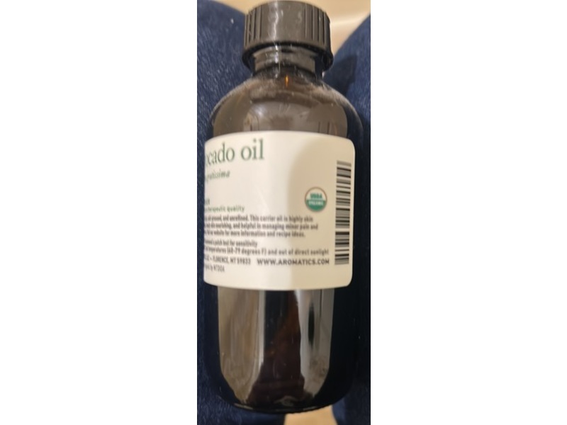 Aromatics International Cold-Pressed Carrier Oil, Avocado, 4 fl oz.118 mL