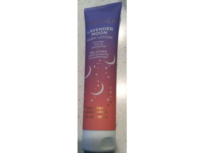 Pacifica Lavender Moon Body Lotion, Rose & Chamomile, 5 fl oz/147 mL