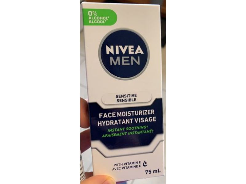 Nivea Men Face Moisturizer, Sensitive, 75 mL