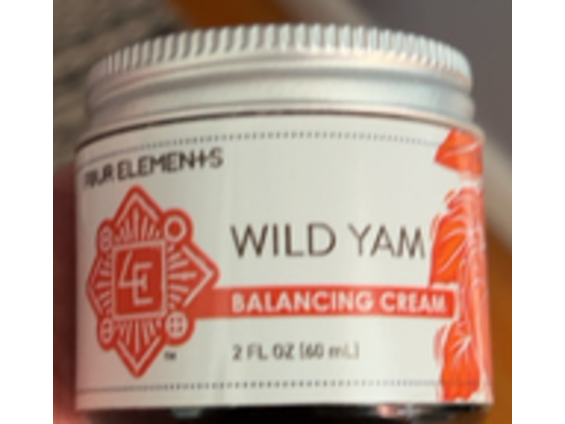 Four Elements Wild Yam Balancing Cream, 2 fl oz/60 mL