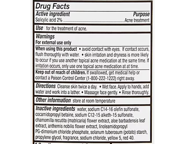 Walgreens Acne Wash, 2% Salicylic Acid, 9.1 fl oz/270 mL