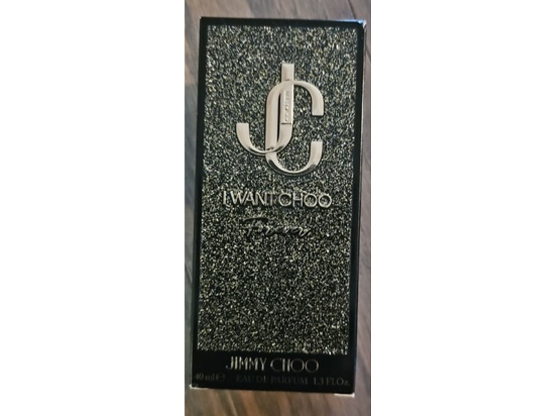 Jimmy Choo I Want Choo Forever Eau De Parfum, Black Glitter, 1.3 fl oz/40 mL