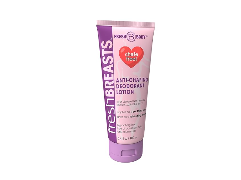 Fresh Body Fresh Breasts Anti Chafe Lotion, 3.4 fl oz/100 mL