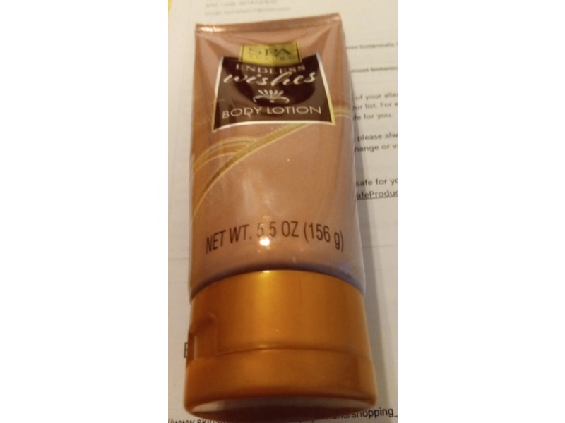 Spa Luxury Body Lotion, Endless Wishes, 5.5 oz/156 g