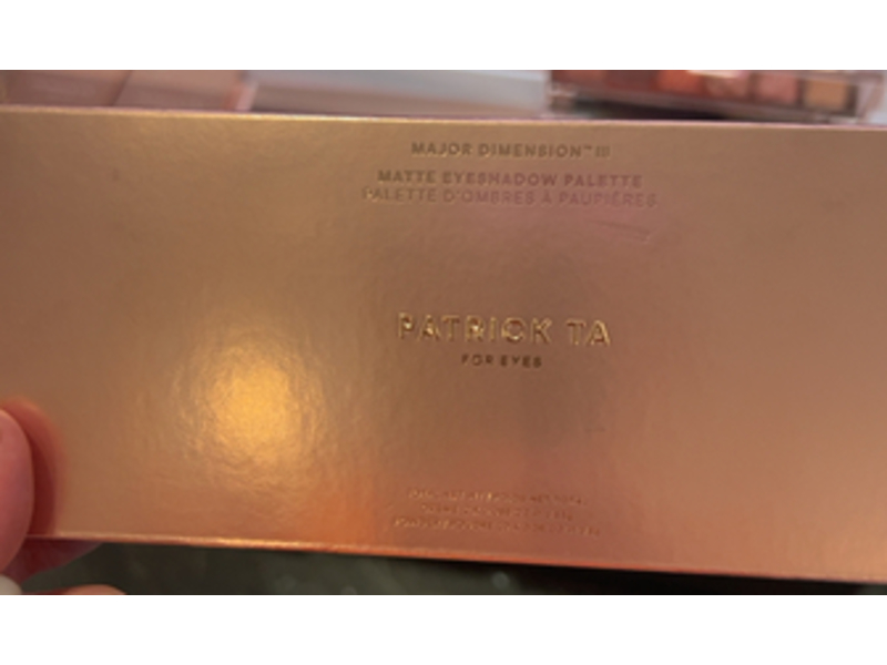 Patrick Ta Matte Eyeshadow Palette, Major Dimension III