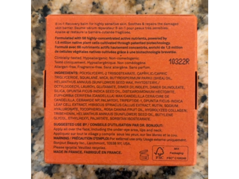 Bonjout Beauty Le Balm Skin Savior Solid Serum, 1 oz/30 g