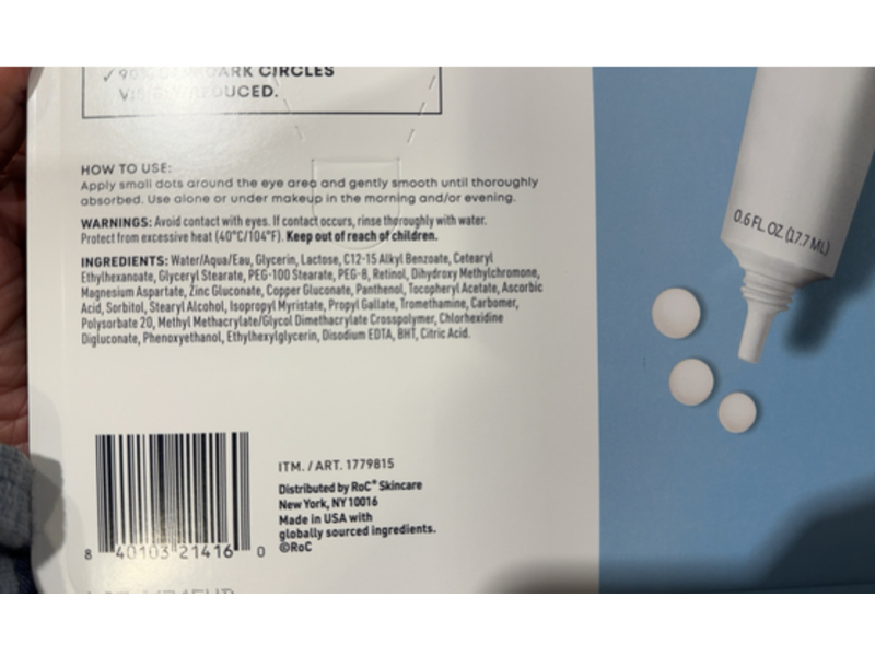 Retinol Correxion 3 - In -1 Eye Renewal Cream, 0.6 fl oz/17.7 mL, Pack Of 3
