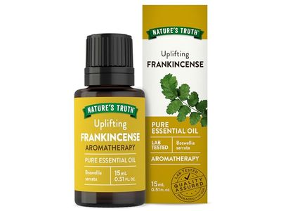 Nature's Truth Uplifting Frankincense Aromatherapy Essential Oil, Boswellia Serratam 0.51 fl oz/15 mL