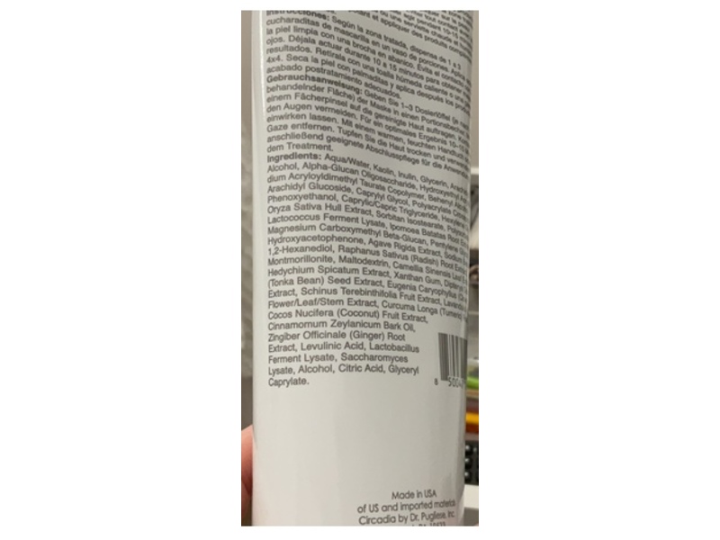 Circadia Pre & Post Biotic Nourishing Mask with Royal Tea, 8 fl oz/236 mL