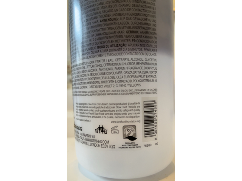 Davines Love Smoothing Conditioner, 33.81 fl oz/1000 mL