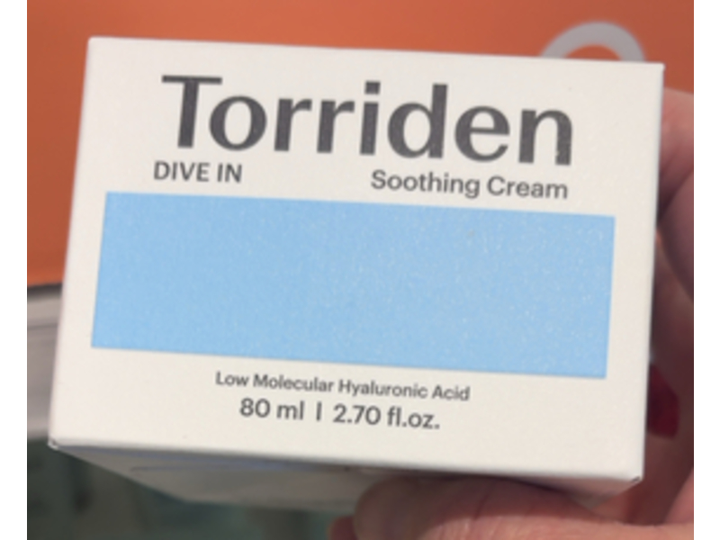 Torriden Dive In Soothing Cream, 2.70 fl oz/50 mL