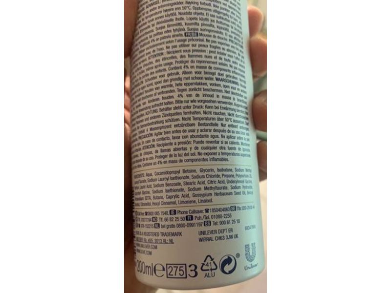 Dove Shower Mousse, Deeply Nourishing, 8.5 oz/200 ml