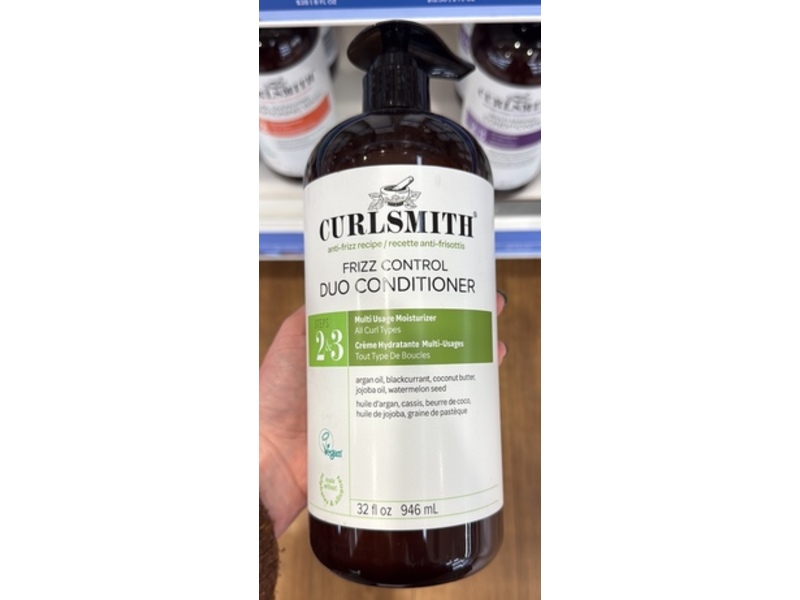 CurlSmith Frizz Control Duo Conditioner, 32 oz/946 mL