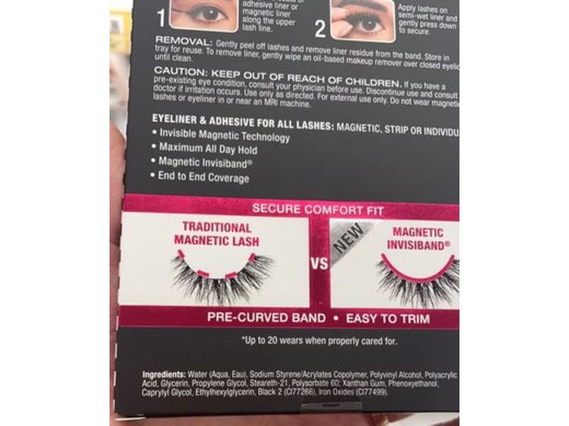 Ardell Magnetic Fauxmink MegaHold Liquid Liner & Lash, 1 Pair