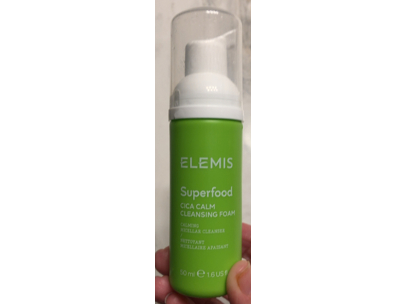 Elemis Superfood Cica Calm Cleansing Foam, 1.6 fl oz/50 mL