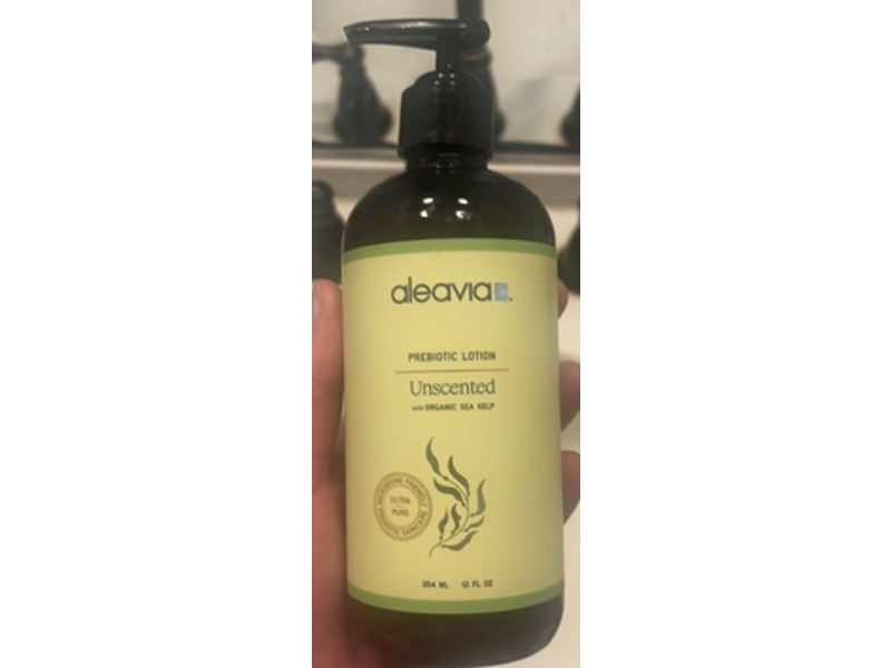 Aleavia Prebiotic Lotion, Unscented, 12 fl oz/354 mL
