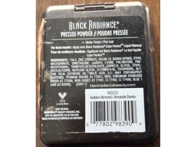 Black Radiance Pressed Powder, 8603 Golden Almond