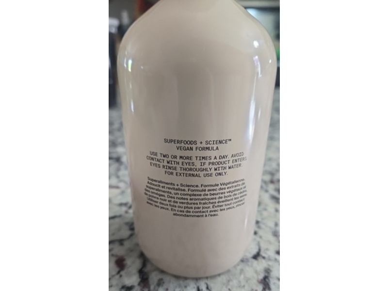 Youth To The People Elevated Self Hand + Body Lotion, Superfood + Cedarwood Fresh Greens, 13.1 fl oz/385 mL