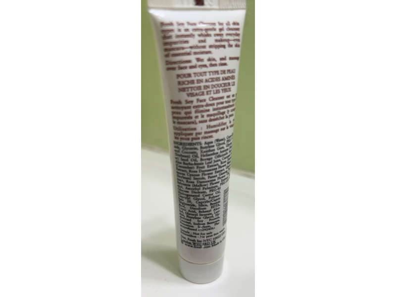 Fresh Face Cleanser, Soy, 0.6 fl oz/20 mL