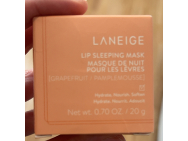 Laneige Lip Sleeping Mask, Grapefruit, 0.70 oz/20 g