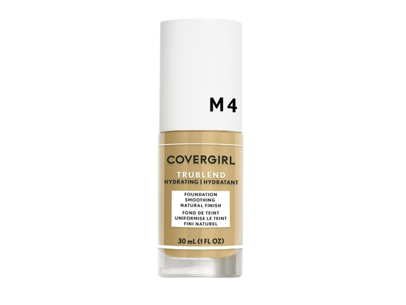 CoverGirl Trueblend Hydrating Foundation, M4 Sand Beige, 1 fl oz/30 mL
