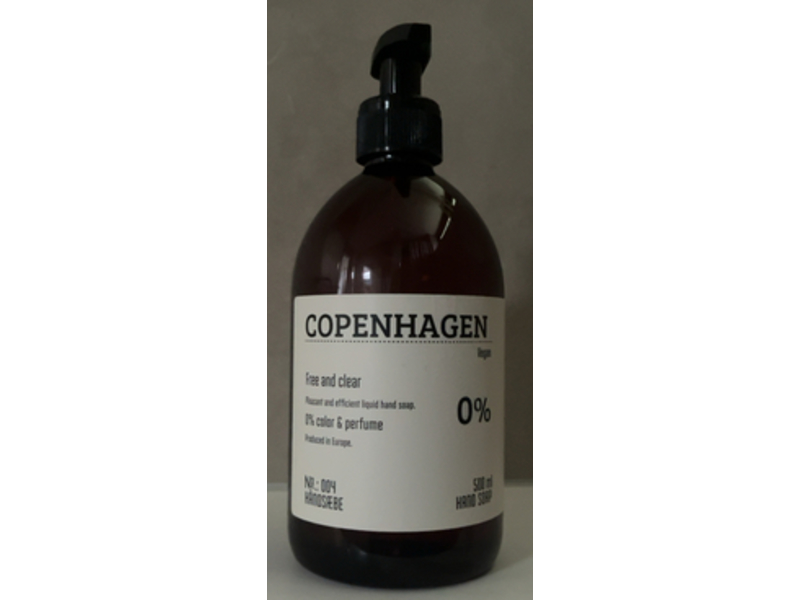 Copenhagen Free & Clear Liquid Hand Soap, 500 mL